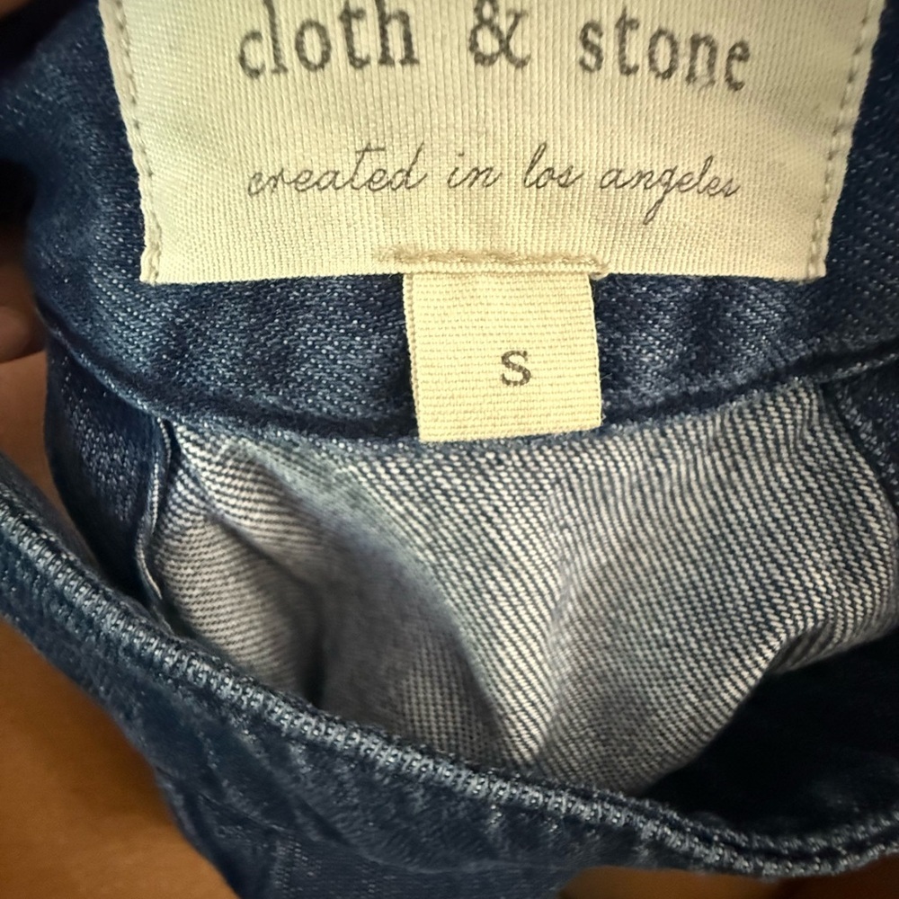 Cloth‎ & Stone Indigo Denim jumper - Picture 2 of 8